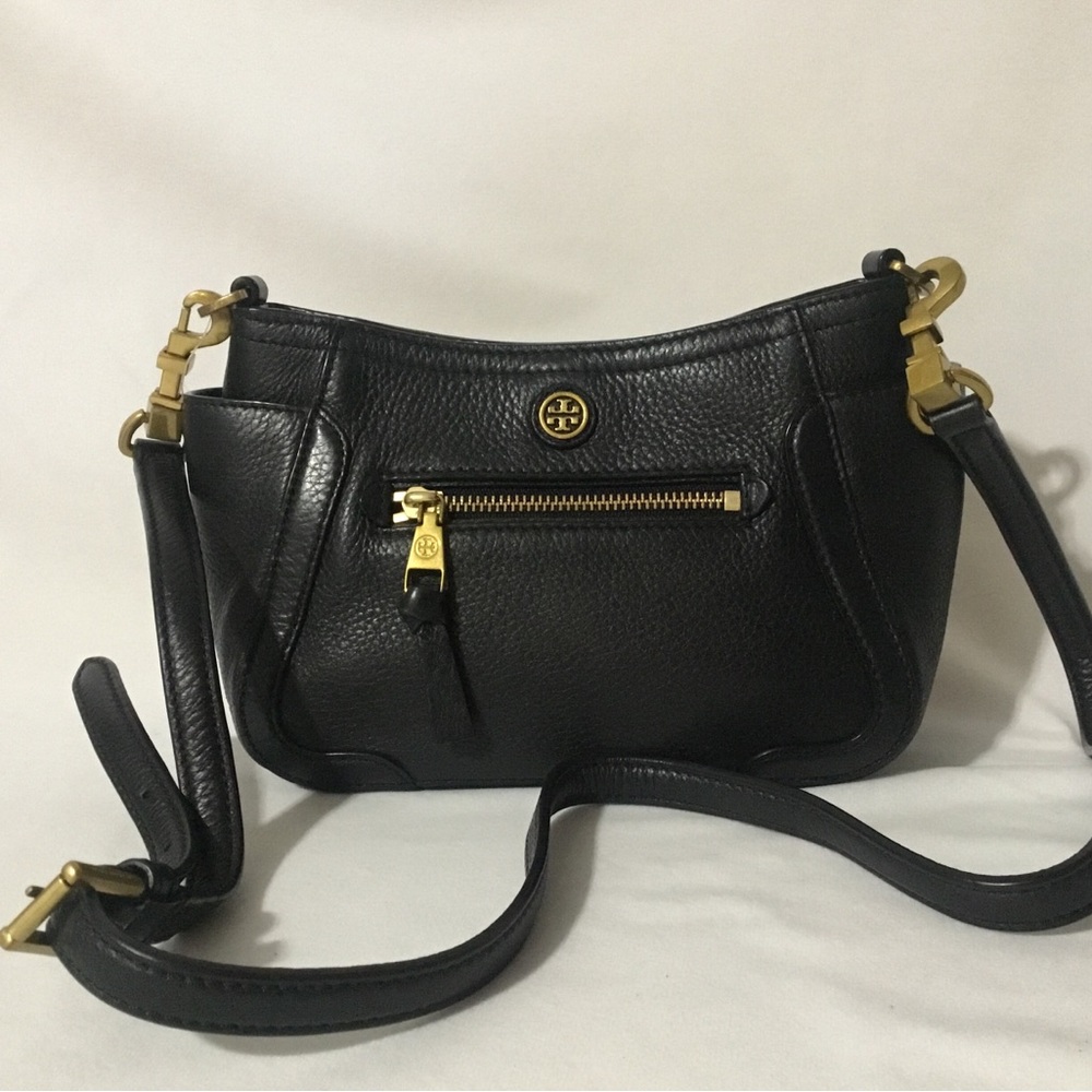 Tory Burch Black Leather Crossbody Bag